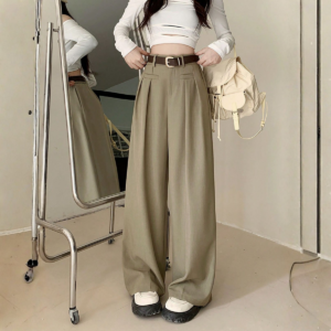 กางเกงขากว้างมินิมอล