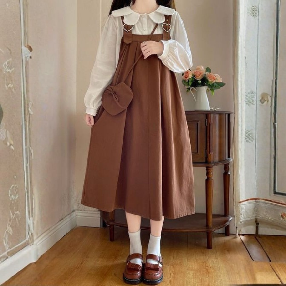 เดรสเอโปรนวินเทจ